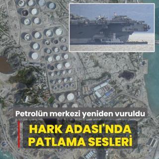 Hark Adas�'nda patlama sesleri: Petrol�n merkezi yeniden vuruldu