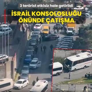 �srail konsoloslu�u �n�nde �at��ma... 3 ter�rist etkisiz hale getirildi