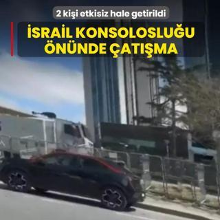 �srail konsoloslu�u �n�nde �at��ma... 2 ki�i etkisiz hale getirildi