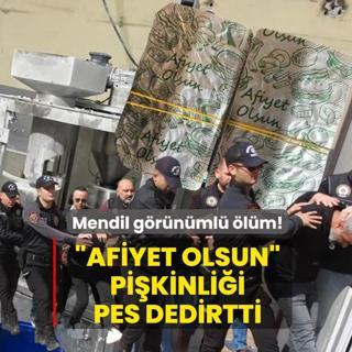 Mendil g�r�n�ml� �l�m! �Afiyet olsun� pi�kinli�i pes dedirtti