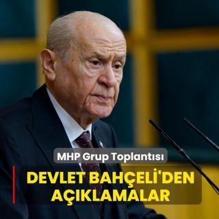 MHP Grup Toplant�s�... Devlet Bah�eli'den a��klamalar