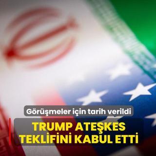 G�r��meler i�in tarih verildi... Trump ate�kes teklifini kabul etti