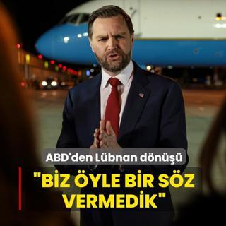 ABD'den L�bnan d�n���... �Biz �yle bir s�z vermedik�