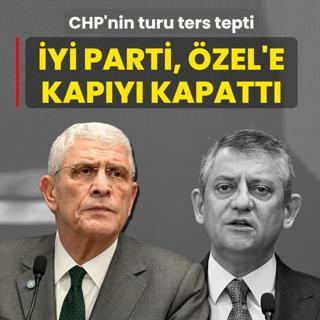 CHP'nin turu ters tepti! �Y� Parti, �zel'e kap�y� kapatt�