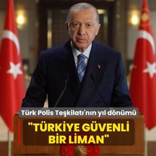 T�rk Polis Te�kilat�'n�n 181'inci y�l d�n�m�... Ba�kan Erdo�an: T�rkiye g�venli bir liman
