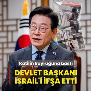 Katilin kuyru�una bast�! Devlet ba�kan� �srail'i if�a etti