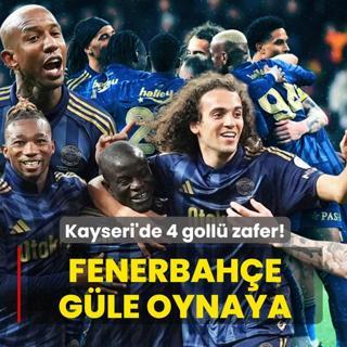 Fenerbah�e g�le oynaya! Kayseri'de 4 goll� zafer