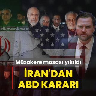 M�zakere masas� y�k�ld�! �ran'dan ABD karar�