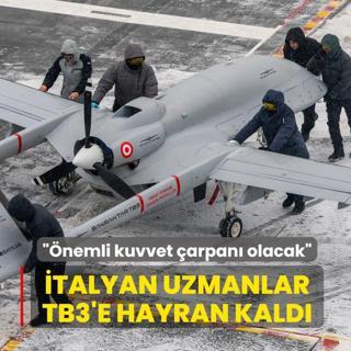�talyan uzmanlar Bayraktar TB3'e hayran kald�: �nemli kuvvet �arpan� olacak