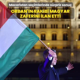 Macaristan genel se�imlerinde s�rpriz sonu�! Orban'�n rakibi Magyar zaferini ilan etti