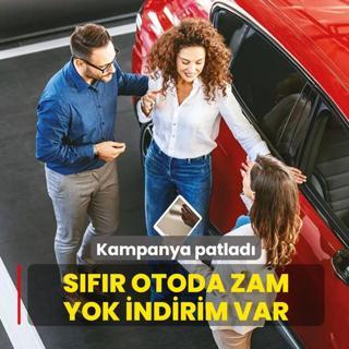 S�f�r otoda zam yok indirim var