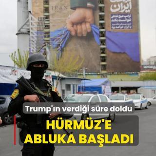 Trump'�n verdi�i s�re doldu: H�rm�z'e abluka ba�lad�