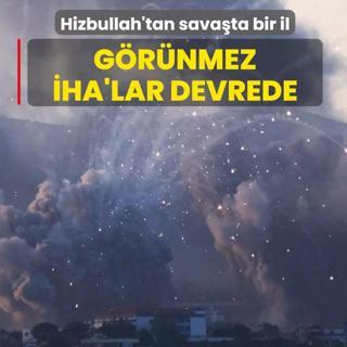 Hizbullah'tan sava�ta bir ilk! G�r�nmez �HA'lar devrede