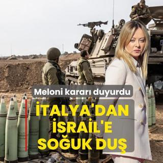 �talya'dan �srail'e so�uk du�: Meloni karar� duyurdu