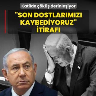 Katil �srail'de ��k�� derinle�iyor! �Son dostlar�m�z� kaybediyoruz� itiraf�