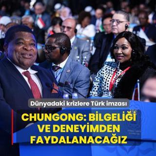 D�nyadaki krizlere T�rk imzas�! Chungong: Bilgeli�i ve deneyimden faydalanaca��z
