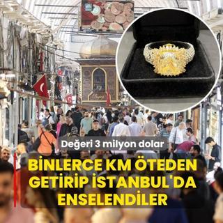 De�eri 3 milyon dolar! Binlerce km �teden getirip �stanbul'da enselendiler