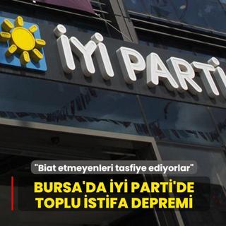 Bursa'da �Y� Parti'de toplu istifa depremi: Biat etmeyenleri tasfiye ediyorlar