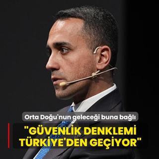 Orta Do�u'nun gelece�i buna ba�l�! Maio: G�venlik denklemi T�rkiye'den ge�iyor