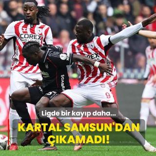 Kartal Samsun'dan ��kamad�! Ligde bir kay�p daha