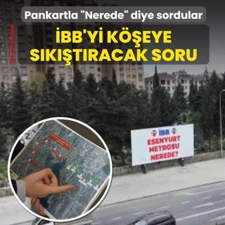 �BB'yi k��eye s�k��t�racak soru! Pankartla �Nerede� diye sordular