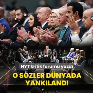 NYT kritik forumu yazd�... Ba�kan Erdo�an'�n s�zleri d�nyada yank�land�