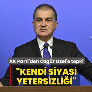 AK Parti S�zc�s� �mer �elik'ten �zg�r �zel'e sert tepki: Kendi siyasi yetersizli�i