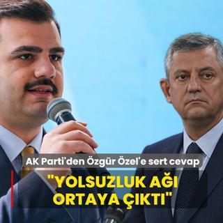 AK Parti'den �zg�r �zel'e sert cevap:  Yolsuzluk a�� ortaya ��kt�