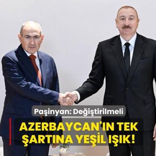 Azerbaycan'�n tek �art�na ye�il ���k! Pa�inyan: De�i�tirilmeli