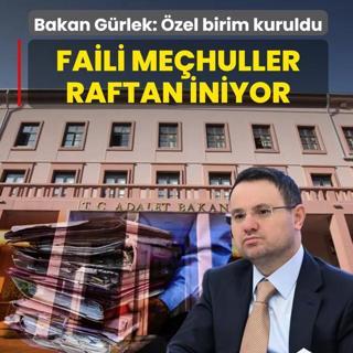 Faili me�hul t�m dosyalar raftan iniyor! Bakan G�rlek: �zel birim kuruldu