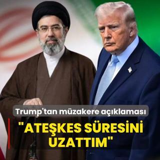 Trump'tan m�zakere a��klamas�... �Ate�kes s�resini uzatt�m�
