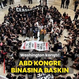 Washington kar��t�! ABD Kongre binas�na bask�n