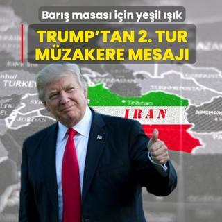 Bar�� masas� i�in ye�il ���k: Trump'tan 2. tur m�zakere mesaj�