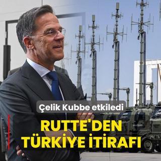 �elik Kubbe etkiledi: Rutte'den T�rkiye itiraf�