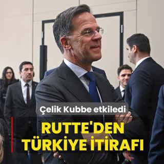 �elik Kubbe etkiledi: Rutte'den T�rkiye itiraf�
