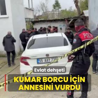 Evlat deh�eti: Kumar borcu i�in annesini vurdu