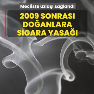 Mecliste uzla�� sa�land�! 2009 sonras� do�anlara sigara yasa��