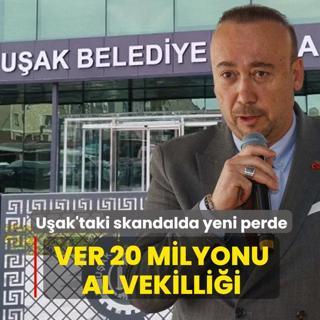 U�ak'taki r��vet skandal�nda yeni perde: Ver 20 milyonu al vekilli�i