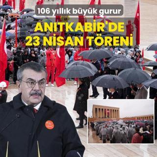 23 Nisan Ulusal Egemenlik ve �ocuk Bayram�... Bakan Tekin'den An�tkabir'e ziyaret