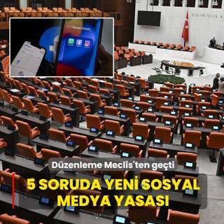 D�zenleme Meclis'ten ge�ti... 5 soruda yeni sosyal medya yasas�