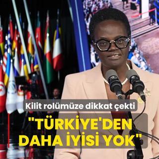 Kilit rol�m�ze dikkat �ekti: T�rkiye'den daha iyisi yok