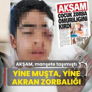AK�AM, man�ete ta��m��t�! Yine mu�ta, yine akran zorbal���