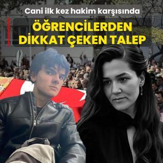 Fatma Nur ��retmenin katili ilk kez hakim kar��s�nda! ��rencilerden mahkemede dikkat �eken talep