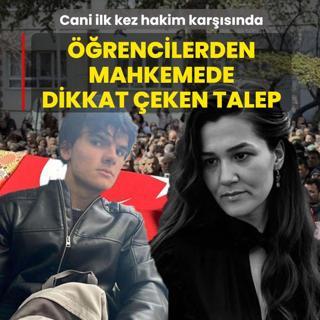 Fatma Nur ��retmenin katili ilk kez hakim kar��s�nda! ��rencilerden mahkemede dikkat �eken talep