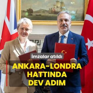Ankara-Londra hatt�nda dev ad�m! �mzalar at�ld�