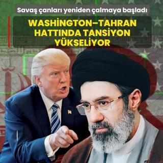 Sava� �anlar� yeniden �almaya ba�lad�! Washington�Tahran hatt�nda tansiyon y�kseliyor