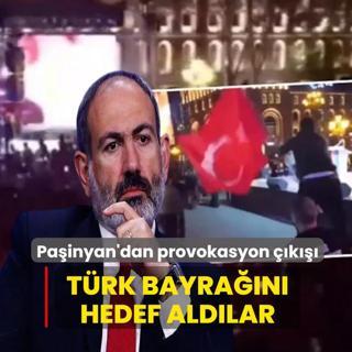 T�rk bayra��n� hedef ald�lar! Pa�inyan'dan provokasyon ��k���