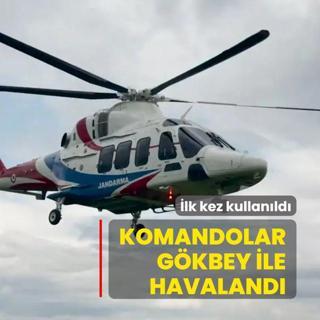 �lk kez kullan�ld�! Komandolar G�KBEY ile havaland�