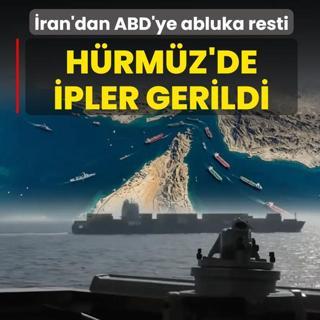�ran'dan ABD'ye abluka resti! H�rm�z'de ipler gerildi