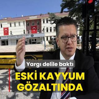 Yarg� delile bakt�! Eski kayyum g�zalt�nda